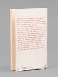 Le piège à Loup. Récit [ Livre dédicacé par l'auteur à Maurice Druon ]