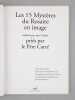 Les 15 Myst&egrave;res du Rosaire en image m&eacute;dit&eacute;s par Jean Tauler, pri&eacute;s par le P&egrave;re Carr&eacute; [ Livre d&eacute;dicac&eacute; par l'auteur &agrave; Maurice Druon - Avec une carte ...