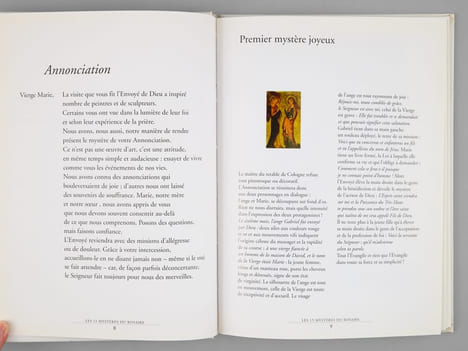 Les 15 Mystères du Rosaire en image médités par Jean Tauler, priés par le Père Carré [ Livre dédicacé par l'auteur à Maurice Druon - Avec une carte ...