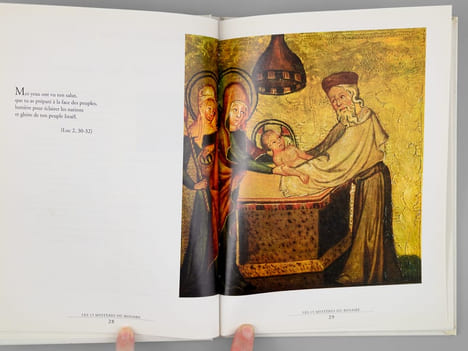 Les 15 Mystères du Rosaire en image médités par Jean Tauler, priés par le Père Carré [ Livre dédicacé par l'auteur à Maurice Druon - Avec une carte ...