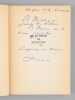 Le Luthier de Mantoue [Livre d&eacute;dicac&eacute; par l'auteur &agrave; Maurice Druon ]. RHEIMS, Maurice