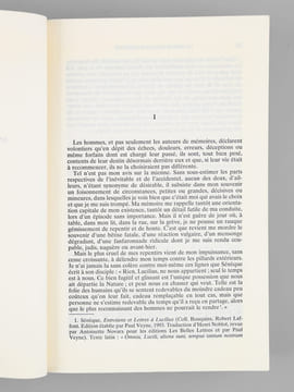 Le voleur dans la maison vide , Mémoires [ Livre signé par l'auteur - Envoi à Maurice Druon ]. REVEL, Jean-François (1924-2006)