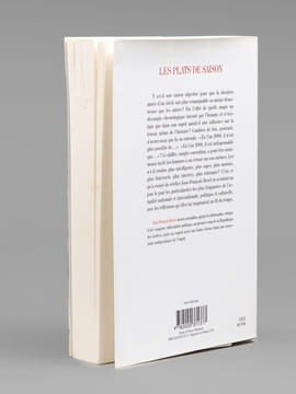Les plats de saison , journal de l'année 2000  [ Livre signé par l'auteur - Envoi à Maurice Druon ]. REVEL, Jean-François (1924-2006)