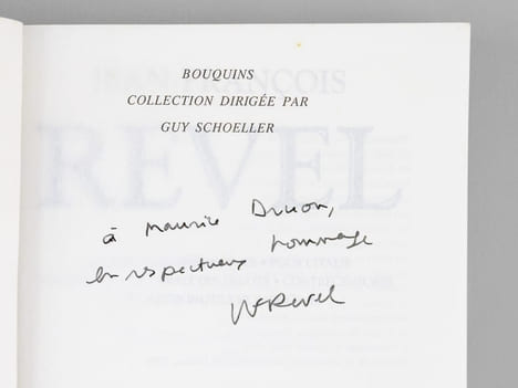 Jean-François Revel : Pourquoi des philosophes ; Pour l'Italie ; Sur Proust ; La cabale des dévots ; Contre censure ; Descartes inutile et incertain [ ...