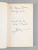 Simples propos [ Livre sign&eacute; par l'auteur - Envoi &agrave; Maurice Druon ]. ARMAND, Louis (1905-1971)