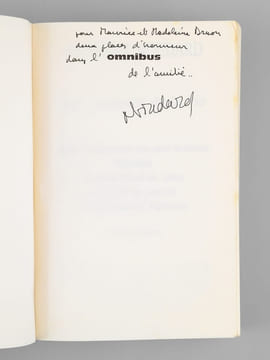 Les vacances de la vie  [ Livre signé par l'auteur - Envoi à Maurice Druon ]. BOUDARD, Alphonse