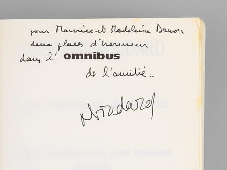 Les vacances de la vie  [ Livre signé par l'auteur - Envoi à Maurice Druon ]. BOUDARD, Alphonse