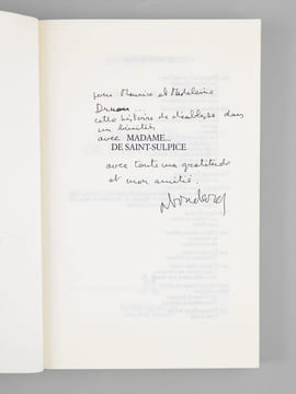 Madame... de Saint-Sulpice. Roman [ Livre signé par l'auteur - Envoi à Maurice Druon ]. BOUDARD, Alphonse
