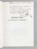 Jeanne d'Arc , le pouvoir et l'innocence. [ Livre sign&eacute; par l'auteur - Envoi &agrave; Maurice Druon ]. MOINOT Pierre (1920-2007)