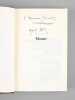 Mozart [ Livre d&eacute;dicac&eacute; par l'auteur ]. BRION, Marcel