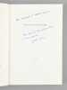 Nous ne savons pas aimer [ Livre d&eacute;dicac&eacute; par l'auteur &agrave; Maurice Druon ]. ROUART, Jean-Marie