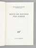 Nous ne savons pas aimer [ Livre d&eacute;dicac&eacute; par l'auteur &agrave; Maurice Druon ]. ROUART, Jean-Marie