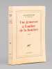 Une jeunesse &agrave; l'ombre de la lumi&egrave;re [ Livre d&eacute;dicac&eacute; par l'auteur &agrave; Maurice Druon ]. ROUART, Jean-Marie