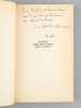 Le r&ecirc;ve sera plus long que la nuit [ Livre d&eacute;dicac&eacute; par l'auteur &agrave; Maurice Druon ]. BUFFET, Annabel