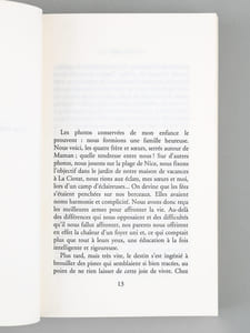 Une Vie [ Livre dédicacé par l'auteur à Maurice Druon ]