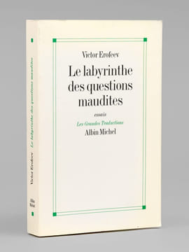 Le labyrinthe des questions maudites. Essais [ Livre dédicacé par l'auteur à Maurice Druon ]. EROFEEV, Victor