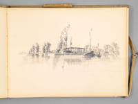 Carnet de croquis ancien