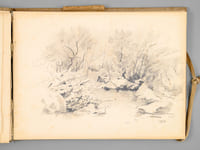 Carnet de croquis ancien