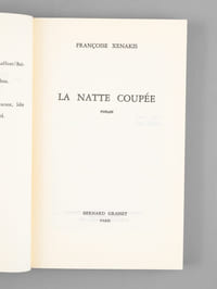 La Natte coupée [ Livre dédicacé par l'auteur à Maurice Druon ]
