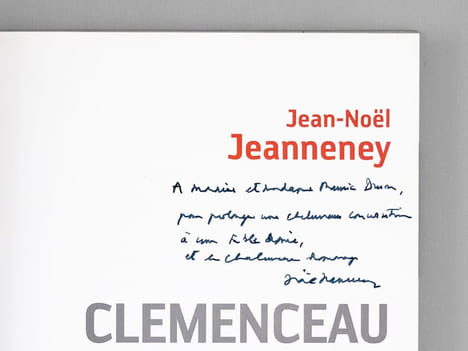 Clémenceau. Portrait d'un homme libre [ Livre dédicacé par l'auteur à Maurice Druon ]. JEANNENEY, Jean-Noël