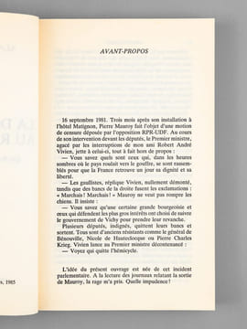 1940 : La droite était au rendez-vous. Qui furent les premiers résistants ? [ Livre dédicacé par l'auteur à Maurice Druon ]. GRIOTTERAY, Alain