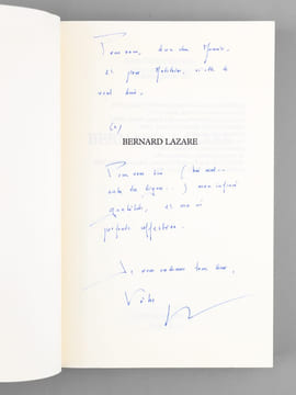 Bernard Lazare. De l'anarchiste au prophète [ Livre dédicacé par l'auteur à Maurice Druon ]. BREDIN, Jean-Denis