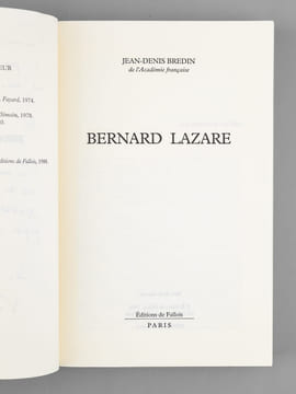 Bernard Lazare. De l'anarchiste au prophète [ Livre dédicacé par l'auteur à Maurice Druon ]. BREDIN, Jean-Denis