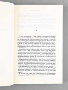 Bernard Lazare. De l'anarchiste au prophète [ Livre dédicacé par l'auteur à Maurice Druon ]