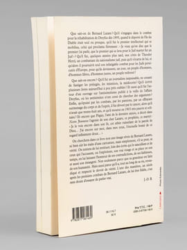 Bernard Lazare. De l'anarchiste au prophète [ Livre dédicacé par l'auteur à Maurice Druon ]. BREDIN, Jean-Denis