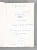 Siey&egrave;s. La cl&eacute; de la R&eacute;volution fran&ccedil;aise [ Livre d&eacute;dicac&eacute; par l'auteur &agrave; Maurice Druon ]. BREDIN, Jean-Denis