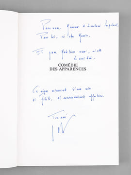 [ Lot de 6 ouvrages dédicacés par l'auteur à Maurice Druon ] Et des amours desquelles nous parlons... - Ce rendez-vous avec la gloire - Rien ne va ...