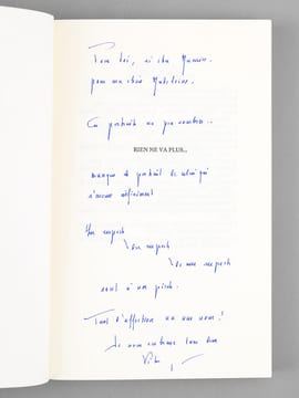 [ Lot de 6 ouvrages dédicacés par l'auteur à Maurice Druon ] Et des amours desquelles nous parlons... - Ce rendez-vous avec la gloire - Rien ne va ...