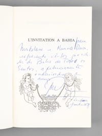 L'invitation à Bahia. Chronique sensuelle et véridique de ses rues, son peuple et ses mystères [ Livre dédicacé par l'auteur à Maurice Druon ]