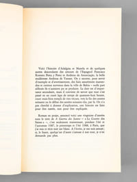 Yansan des Orages. Une histoire de sorcellerie. Roman bahianais [ Livre dédicacé par l'auteur à Maurice Druon ]