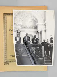 Discours prononcés dans la séance publique tenue par l'Académie Française pour la réception de M. Etienne Wolff le jeudi 19 octobre 1972 [ Livre dédicacé par Etienne Wolff à Maurice Druon ] [ Contient : Discours de réception d'Etienne Wolff à l'Académie française - Réponse de Rostand Jean ]