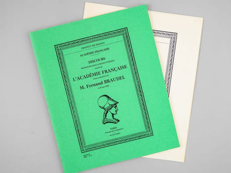 Discours prononcés dans la séance publique tenue par l'Académie Française pour la réception de M. Fernand Braudel le 30 mai 1985 [ On joint : ] ...