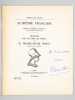 Discours sur les prix de vertu [ Livre d&eacute;dicac&eacute; par Pierre-Henri Simon &agrave; Maurice Druon ] S&eacute;ance publique annuelle tenue le jeudi 19 d&eacute;cembre 1968. ...