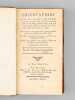 Observations sur l'Usage Interne du Colchique d'Automne, du Sublim&eacute; corrosif, de la Feuille d'Oranger, du Vinaigre distill&eacute;, &c. Dans lesquels on ...