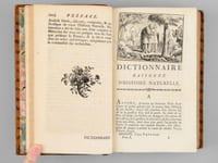 Dictionnaire Raisonné Universel d'Histoire Naturelle (15 Tomes - Complet) Contenant l'Histoire des Animaux, des Végétaux et des Minéraux, et celle des Corps Célestes, des Météores, et des autres principaux Phénomènes de la Nature ; Avec l'Histoire des Trois Regnes, et le détail des usages de leurs productions dans la Médecine, dans l'Economie domestique et champêtre, et dans les Arts et Métiers