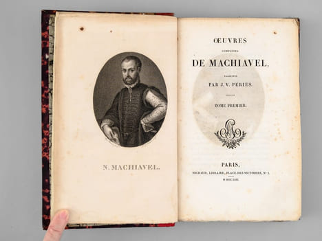 Oeuvres complètes de Machiavel (12 Tomes - Complet) Tomes 1, 2, 3 : Politique ; Tome 4 : Art Militaire ; Tomes 5 et 6 : Ouvrages Historiques ; Tomes ...