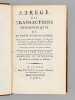 Abr&eacute;g&eacute; des Transactions philosophiques de la Soci&eacute;t&eacute; royale de Londres. Septi&egrave;me Partie. M&eacute;decine et Chirurgie, par M. Pinel, Docteur en M&eacute;decine. ...
