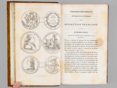 Esquisses Historiques des Principaux Evénemens de la Révolution Française, depuis la convocation des Etats-Généraux jusqu'au Rétablissement de la Maison de Bourbon (6 Tomes - Complet)