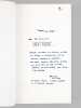 La saga de Saint-Front. [ Exemplaire d&eacute;dicac&eacute; &agrave; Maurice Druon ]. POMMAREDE, Pierre