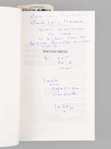 Nouveau Siècle - Journal 1999-2002 [ exemplaire dédicacé à Maurice Druon ]