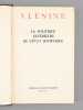 La politique ext&eacute;rieure de l'&eacute;tat sovi&eacute;tique.. LENINE, V.