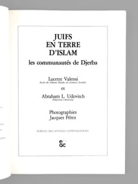 Juifs en Terre d'Islam - les communautés de Djerba