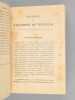 Histoire du Parlement de Toulouse [ Tome 1 seul ]. M. DUBEDAT [ Dub&eacute;dat, Jean-Baptiste (1823-1901) ]