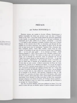 Philidor, musicien et joueur d'échecs [ Recherches sur la musique française classique XXVIII ] - La vie musicale en France sous les Rois Bourbons.. ...