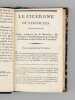 Le Cic&eacute;rone, ou l'Indicateur du Ch&acirc;teau et des Jardins de Versailles, et de ses principaux environs.. Collectif ; JACOB, J.P.