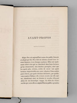 Contes inédits d'Edgar Poe [ Edition originale de la traduction ]. POE, Edgar Allan ; (HUGHES, William L.)